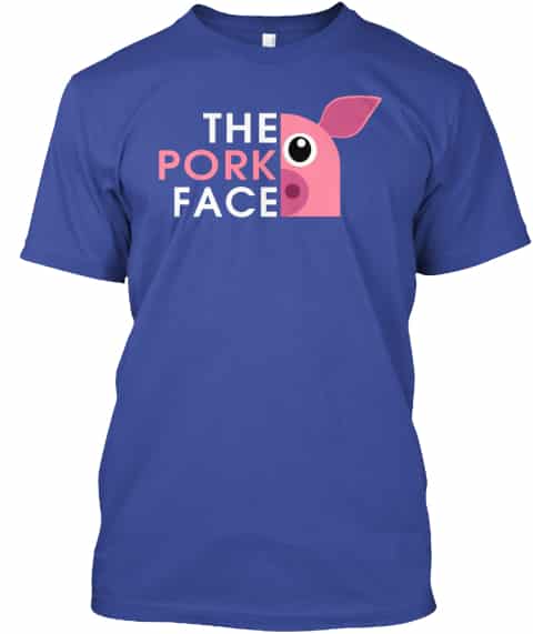 The North Face Parody Pork Face