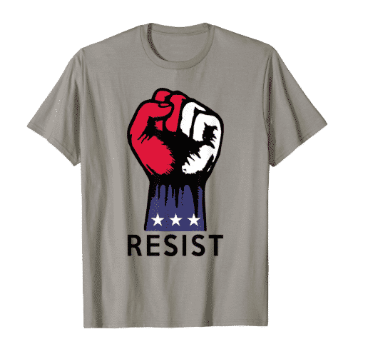 Resistance Fist Fight Political Corruption USA Patriot T-shirt ...