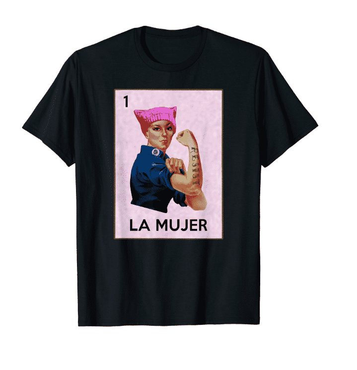 Rosie the Riveter La Mujer Loteria Card Tee