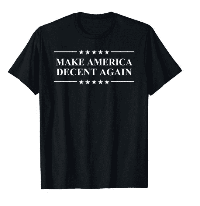 political text tee parody