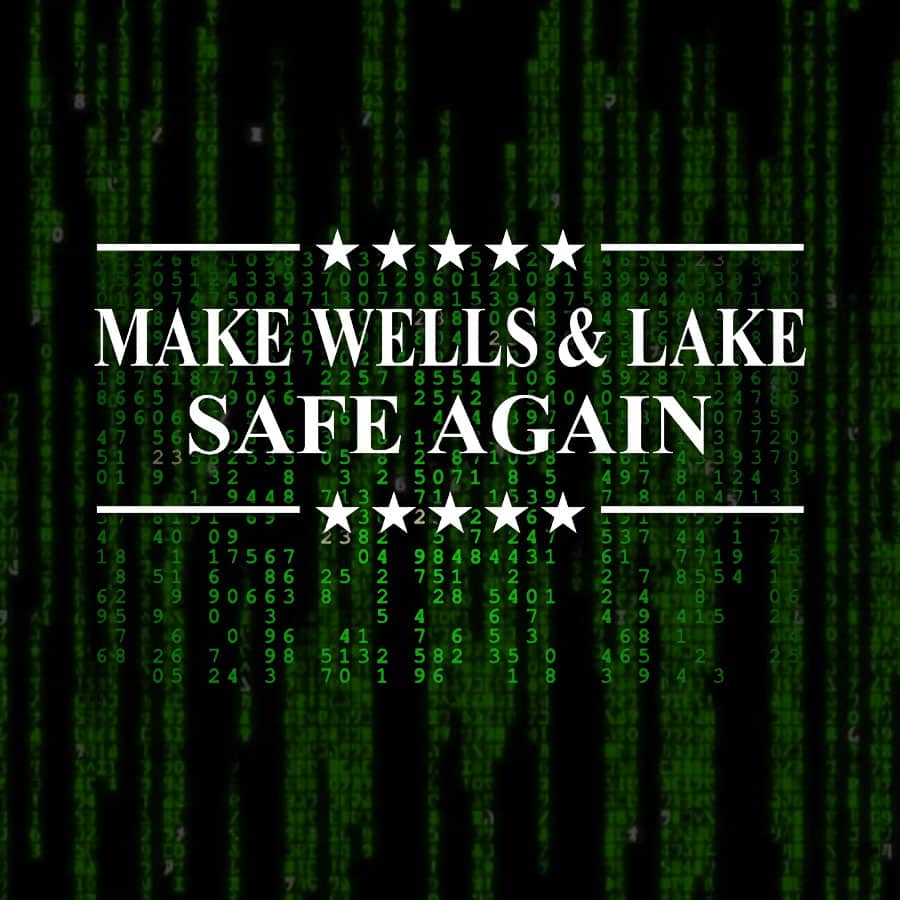 Wells and Lake Matrix Fandom T-shirt